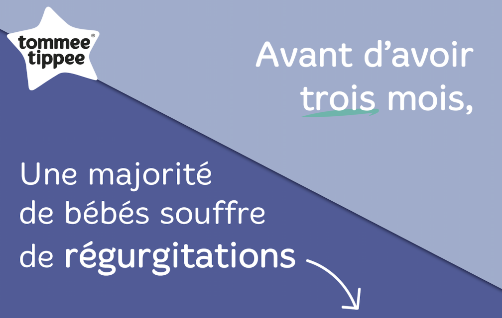 Avant trois mois, une majorité de bébés souffre de régurgitations, vrai ou faux ?