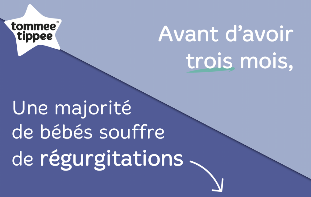 Avant trois mois, une majorité de bébés souffre de régurgitations, vrai ou faux ?