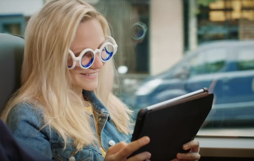 Les premières lunettes contre le mal des transports