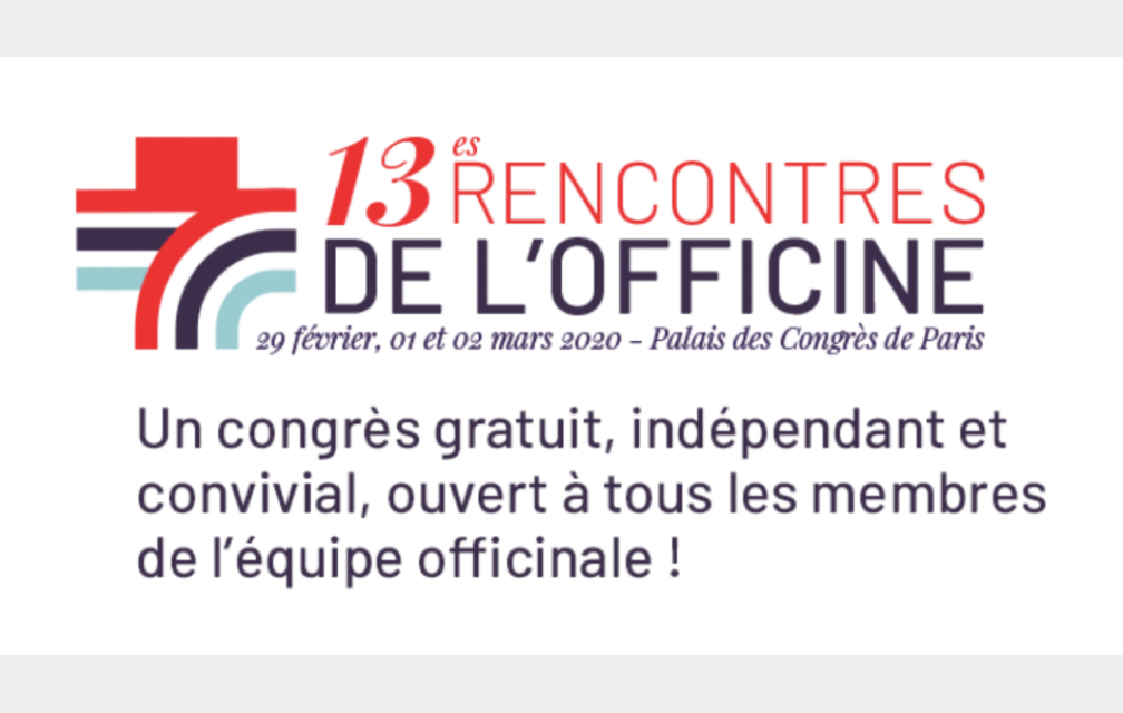 Les rencontres de l’officine – Édition 2020